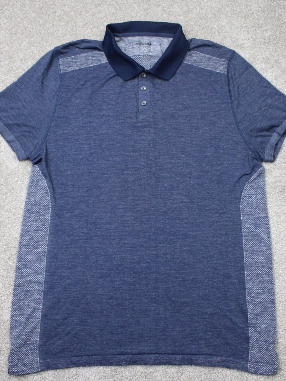 Skechers Go Golf Polo Shirt Mens XL Blue Breathable Performance Short Sleeve